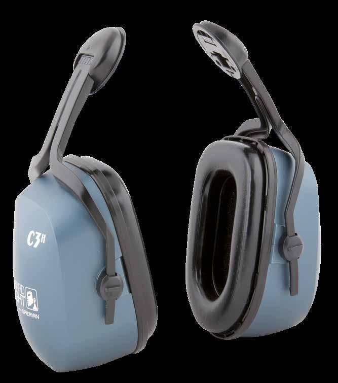 CLARITY CH (C068) mušlový chránič sluchu s uchycením k přilbě s patentovanou technologií sound management dielektrické, vhodné pro