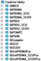 4 FUNKČNÍ BLOKY PRO REGULACI Knihovna RexLib obsahuje následující funkční bloky pro regulaci: fbpidu základní PID regulátor fbpidma PID regulátor s autotunerem fbpsmpc prediktivní regulátor