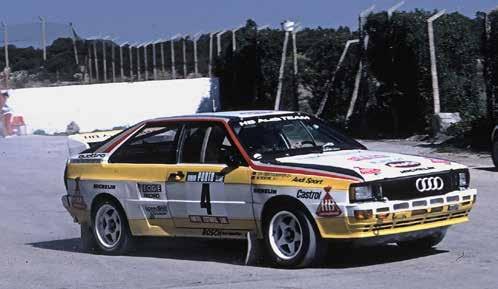 Legendární rallyové speciály www.servind.com První svého druhu S připomínkou původního Audi Quattro se opět dostáváme do doby nespoutaných závodů skupiny B, která navždy změnila pohled na rallye.