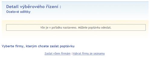 19 Alsenta.com Pro výber slovenských firem je postup stejný. 4.6 Rozeslat poptávku Rozeslání poptávky je velmi flexibilní.