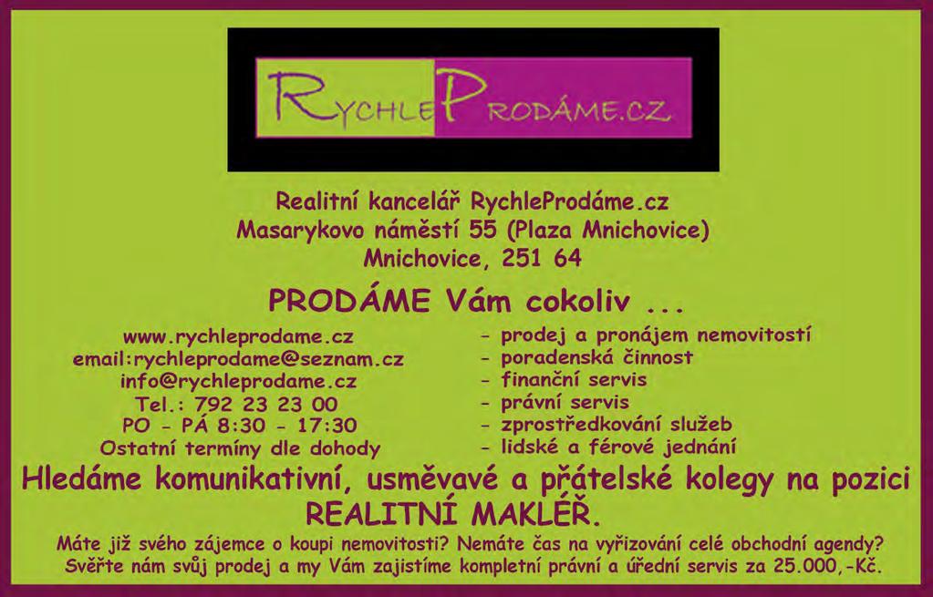 7/2014 Reklamy Od 1. 1. 2010 jsou podmínky (rozměry a cena) pro inzerci v ŽM následující Celá strana 3.