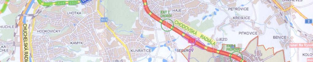 II/603 na životní prostředí. Vestecká spojka je komunikace, která propojuje dálnici D1 (v MÚK EXIT 4) s Pražským okruhem (v MÚK EXIT 3 Vestec).
