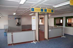 Cvičný hraniční přechod na mezinárodním letišti Pracoviště hraniční kontroly 2.
