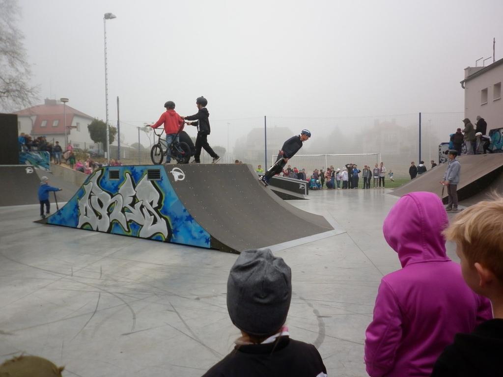 Skatepark Rozhovor s paní učitelkou Grundovou Kostelecký skatepark se otevřel dne 21.10. 2018 při slavnostním otevřením nového stadionu.