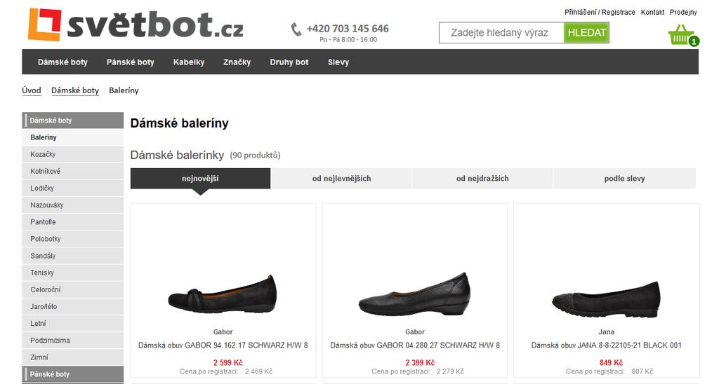 Cenová hladina pro zákazníka Možnost nastavit zobrazení ceny u detailu produktu, kdy zákazník vidí, za jakou cenu bude pro něj dostupný produkt