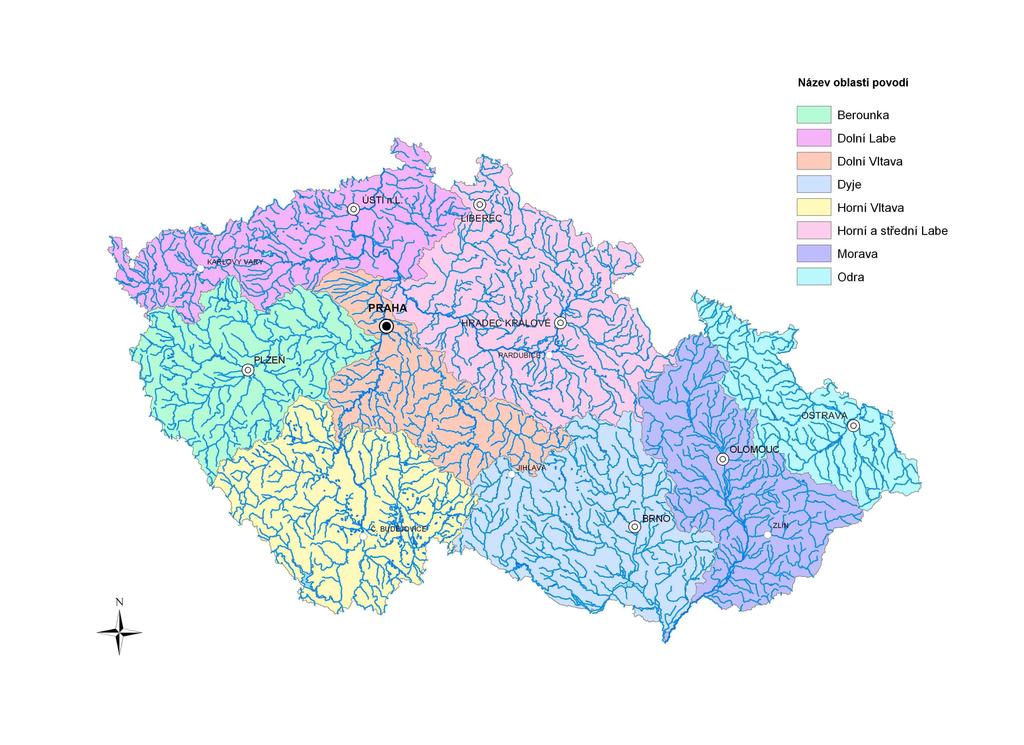 Zpráva o hodnocení množství a jakosti podzemních vod v oblasti povodí Horní Vltavy za rok 2008 Obr.