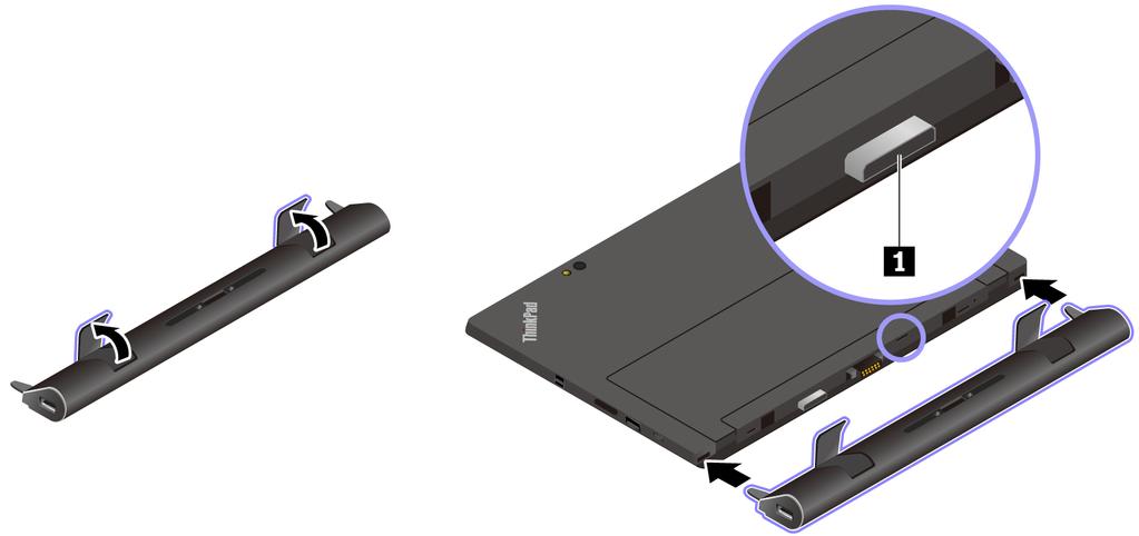 4. Uzavřením upevňovacích páček volitelný modul upevněte.