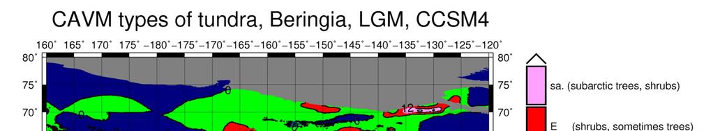 Výměny biot v Pleistocénu Beningia-model