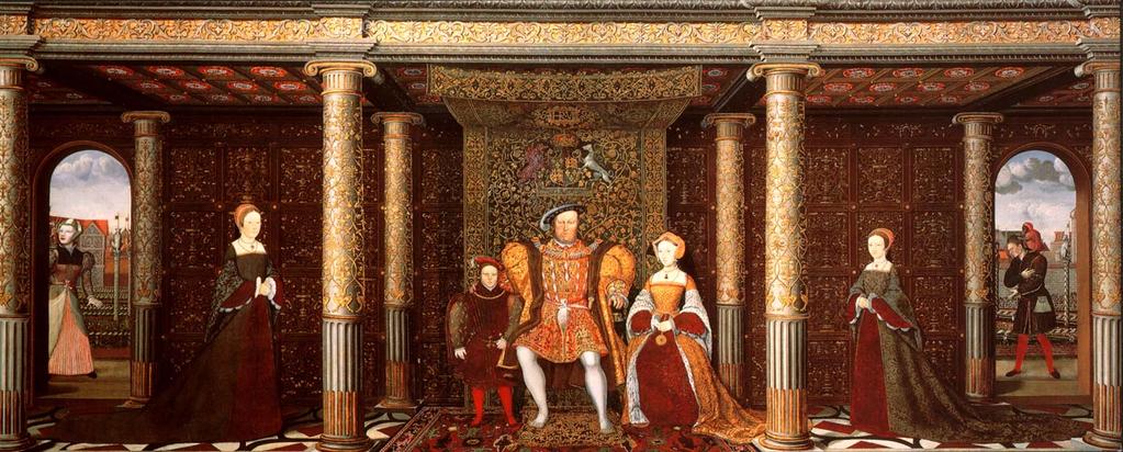 Příloha č. 3 Portrét královské rodiny. Malba zobrazuje Jindřicha VIII.