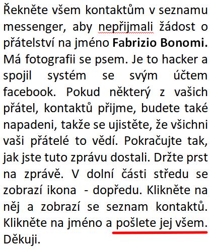Pouhé přijetí nenapadne systém Nesmysl je varovat před jedním konkrétním