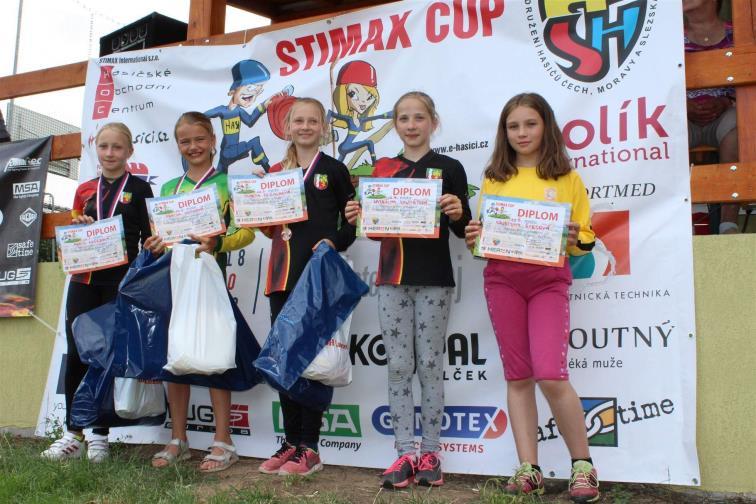 místo Alžběta Mertlová, Lhenice 27,70 5. místo Kateřina Piklová, Cítoliby 29,44 2) mladší dívky B 9 až 11 let 20 závodnic 1.