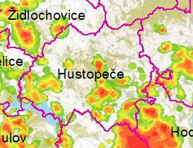 Kvalita ovzduší v okrese Břeclav i na Hustopečsku je v rámci kraje dobrá, znečištění ovzduší je podprůměrné. Eroze však může k růstu koncentrací znečišťujících látek významně přispívat.