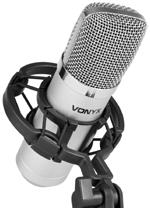 SK17454 Fenton Studiový mikrofon Vonyx SK17404 stříbrný SK1740