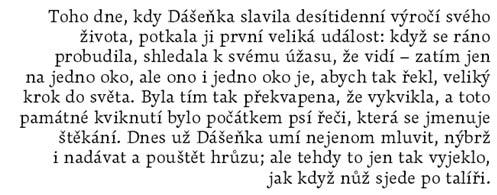 Na levý praporek Tento způsob zarovnání se používá například pro sazbu veršů, často se používá pro úpravu odborných časopisů.