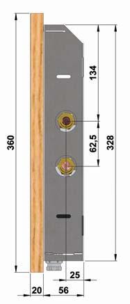 15 suché prostředí - s ventilátorem nástěnné konvektory dřevo - dub bez povrchové úpravy nerez - mat podélný řez TEPELNÝ VÝKON Q [W] KZ 91 příčný řez COIL-KZ 60 1. stupeň minimální otáčky 2.