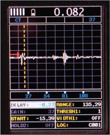 HAW MODE Basic Flaw Mode Základní detekce defektů