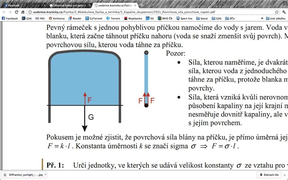 Povrchová síla Jde