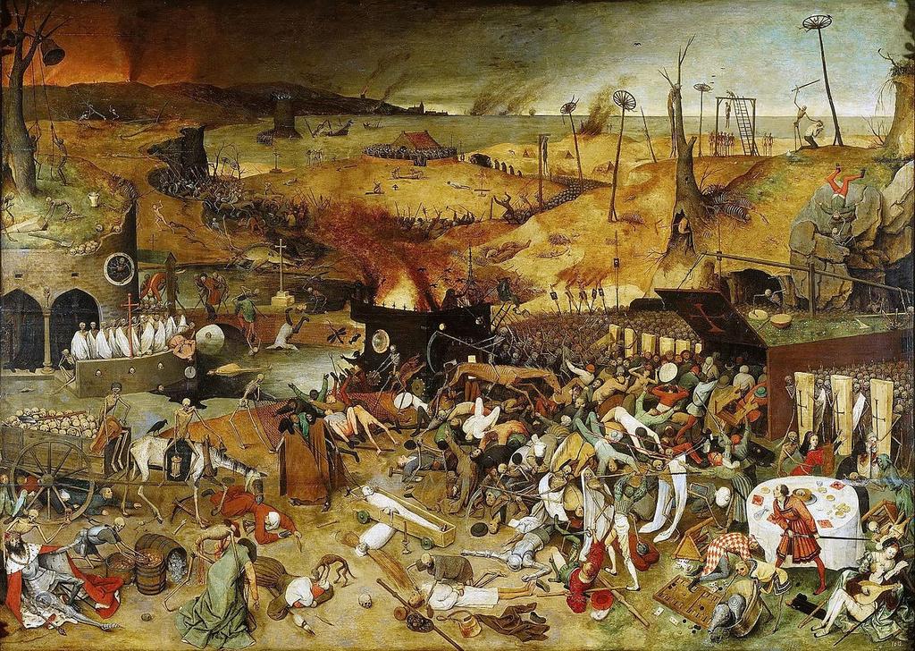 24 Příloha 26. Vítězství smrti, Pieter Brueghel starší, rozmezí let.1562-1563.