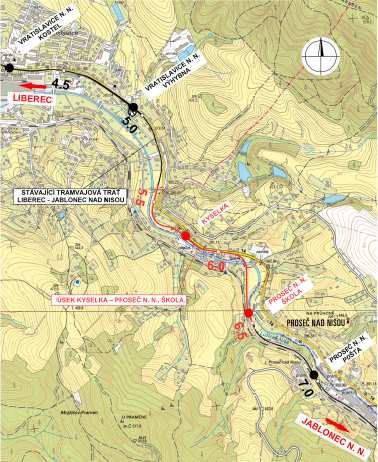 Rekonstrukce tramvajové trati Liberec - Jablonec nad Ni