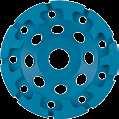125x18,5x22,23 6 34247128 180x18,5x22,23 6 Diamantové hrncové brusné kotouče DGAB** T-Segment