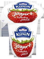 Jogurt s kousky ovoce