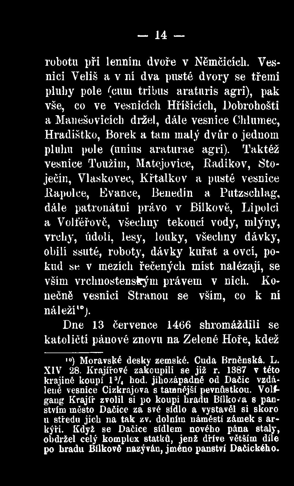 malý dvůr o jednom pluhu pole (unius araturae agri).
