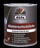 Akrylátová univerzální barva AUB Wetterschutz Farbe objednávací číslo balení hmotnost Vodou ředitelná barva pro vnitřní i vnější použití s vysokou odolností proti vlivům klimatických podmínek.