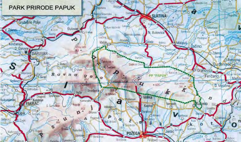 PARK PRIRODE PAPUK Park prirode Papuk Geološki spomenik Rupnica kod Voæina lokaliteti i ostala flora, osim zaštite, i dalje biti istraživani.