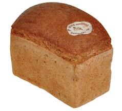 chléb žitný Chléb žitný celozrnný 1 kg 620012 Kvas* (žitná chlebová mouka*, voda), žitná celozrnná mouka*, voda, slunečnice loupaná*,  chléb