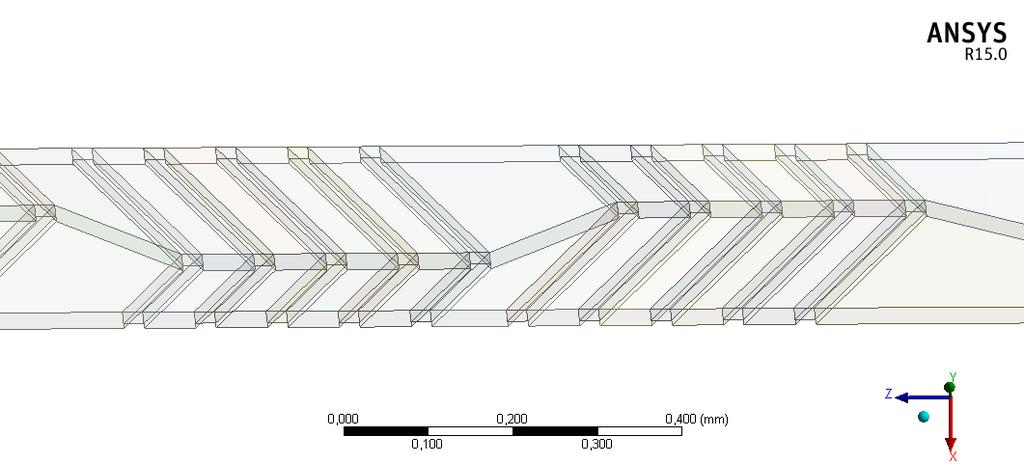 5.2.1 Výpočetní doména Tvorba výpočetní domény proběhla v programu SolidWorks jako 3D model. Hlavní rozměry mísiče byly podle obrázku 5.