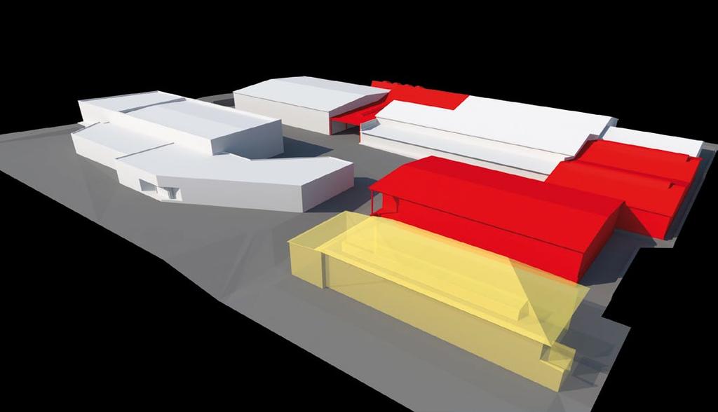 Optimalizace výrobního toku představuje přesun vybraných technologických procesů mezi jednotlivými halami a současně vybudování nové výrobní haly.