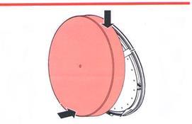 dbejte na to, aby poutko na fixačním kroužku filtru bylo umístěno ve správné pozici směrem do místnosti. nasaďte horní díl vnitřního krytu na čtyři distanční sloupky.