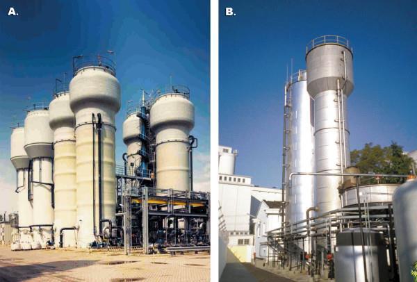 A Bioethan biofilm airlift suspension and expanded granular sludge blanket (Biobed) reactors at Gist Brocades B