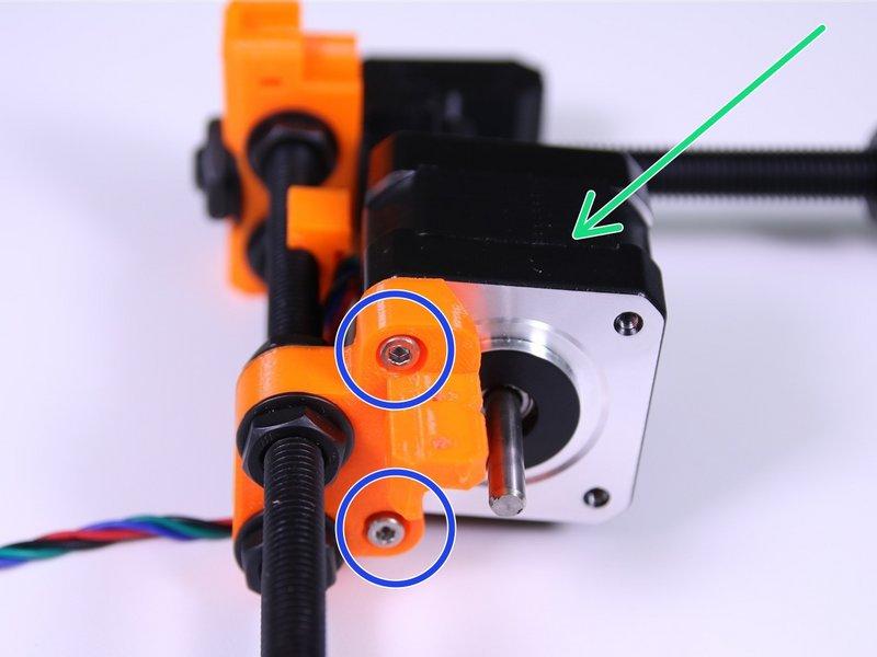 Step 20 Montáž motoru do osy Y Motor osy Y (označen jako Y axis)