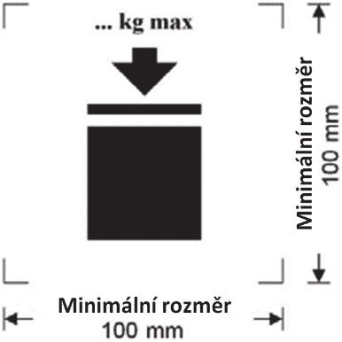 Částka 11 Sbírka mezinárodních smluv č. 19 / 2015 Strana 4897 6.6.3.3 Maximální povolené stohovací zatížení platné p i používání velkých obal musí být uvedeno na zna ce podle vyobrazení na obrázku 6.