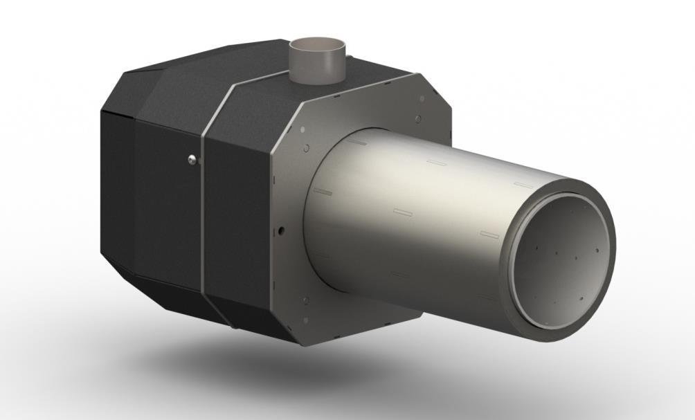 4.2. Popis hořáku Hořák je určen pro spalování pevných paliv ve formě pelet. Ty musí odpovídat požadavkům viz kap. 3. Činnost hořáku je automatická a za normálních okolností nevyžaduje dohled.