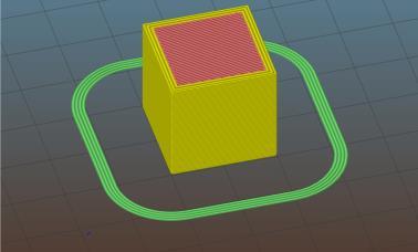 Parametr solid infill treshold area definuje minimální povrch uzavřeného prostoru, který bude vyplněn zvolenou výplní.