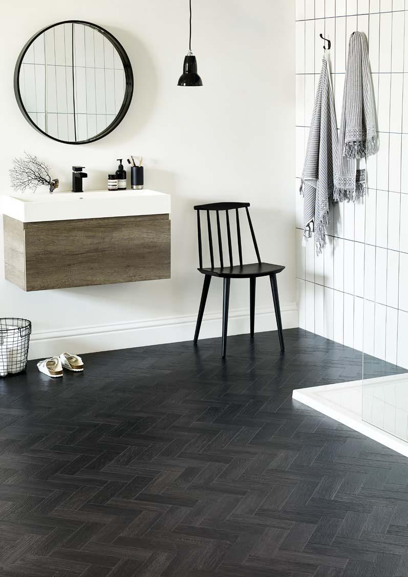 Dekor Coal Grained Oak ve