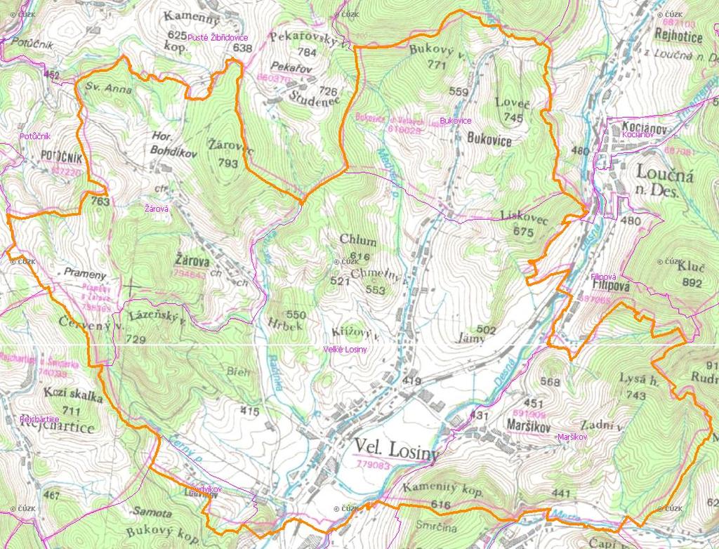 A. NÁZEV OBCE Název části obce (ZSJ): Ludvíkov Mapa A: Území obce Přehledová mapka