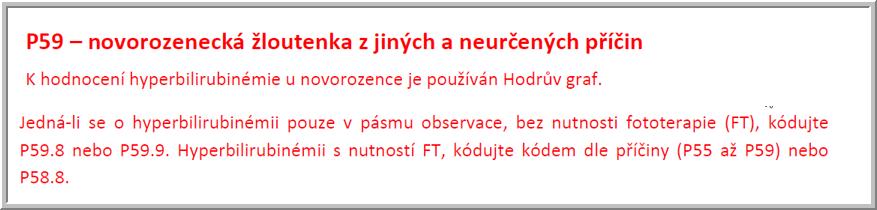 jiným kódům (P55-P59).