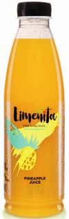 Limenita 100% šťáva z více druhů citrusového ovoce, pomerančová šťáva bez dužiny chlazený nápoj 0,75 l