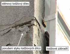 TÉMA TOPIC Obr. 2 Zajištění stability předsazených lodžií Fig. 2 Securing the stability of projecting loggias Obr.