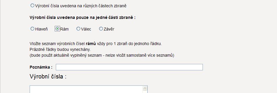 rám): Podnikatel případně vyplní i poznámku, která se uloží ke všem najednou vkládaným záznamům.