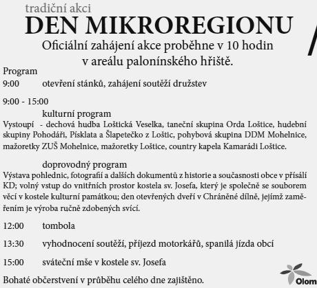 MIKROREGION INFORMUJEME Z VEŘEJNÉHO ZASEDÁNÍ 10 Dne 9. 5. 2018 se konalo veřejné zasedání č. 2/18 Zastupitelstva obce Líšnice.