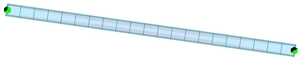 Axonometrie modelu P30 Most je tvořen celkem čtyřmi na sebe vzájemně navazujícími prostými poli o rozpětí 76,0 m + 64,0 m + 76,0 m + 84,0 m.