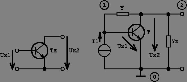 původní popis linearizovaného odelu tranzistoru