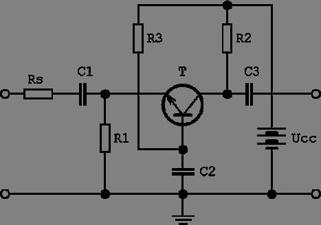 příklad pro zapojení bipolárního tranzistoru se