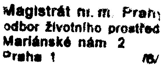 zákona. Pøíslušný úøad proto požaduje zpracovat dokumentaci vlivu zámìru na životní prostøedí (dále jen dokumentace) dle pøílohy È. 4 zákona.