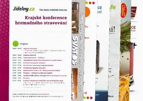 Reklama na akcích Jídelny.cz Portál Jídelny.cz pořádá 12 jarních a 12 podzimních krajských konferencí hromadného stravování.