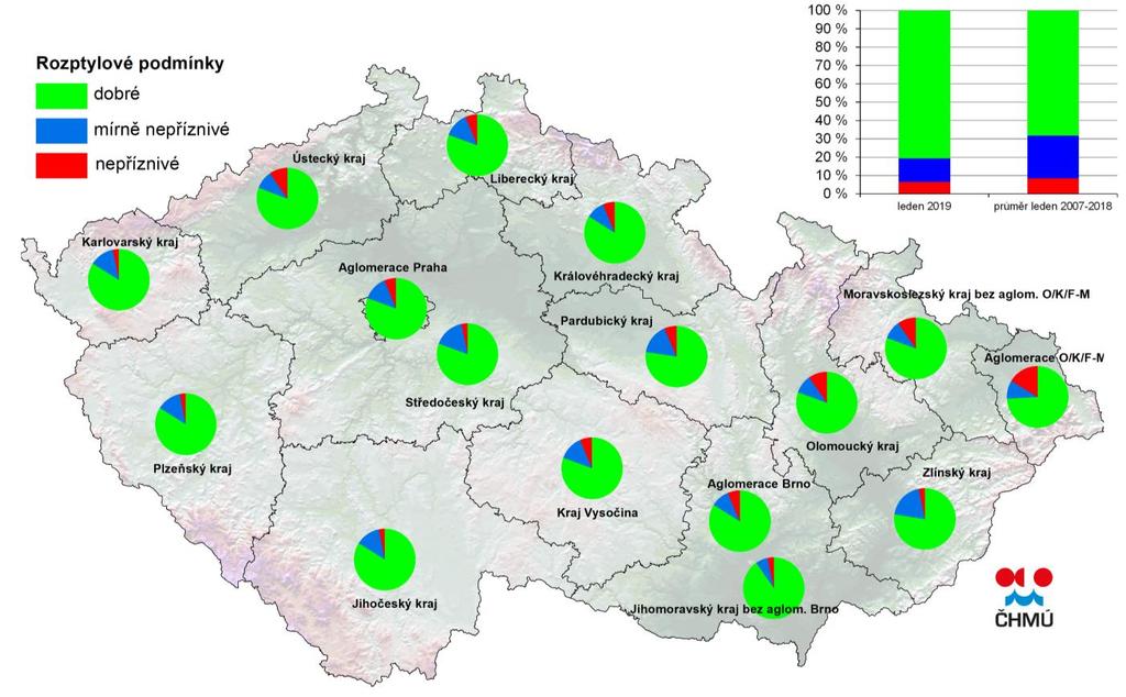 I. ÚVOD Úsek kvality ovzduší Českého hydrometeorologického ústavu (ČHMÚ) vydává od listopadu 2014 zprávy hodnotící znečištění ovzduší a rozptylové podmínky v České republice za předchozí měsíc.